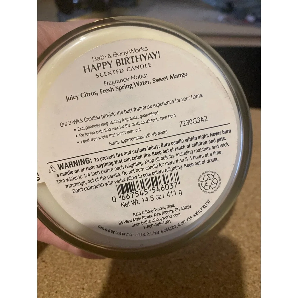 happy birthyay candle bath‎ body works birthday candle